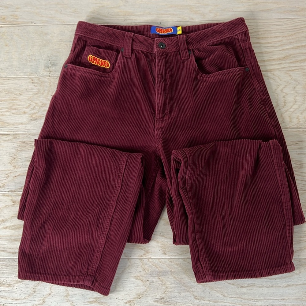 EMPYRE l Corduroy Baggy Relaxed Pants Urban Retro Streetwear Indie Skater Sz. 30